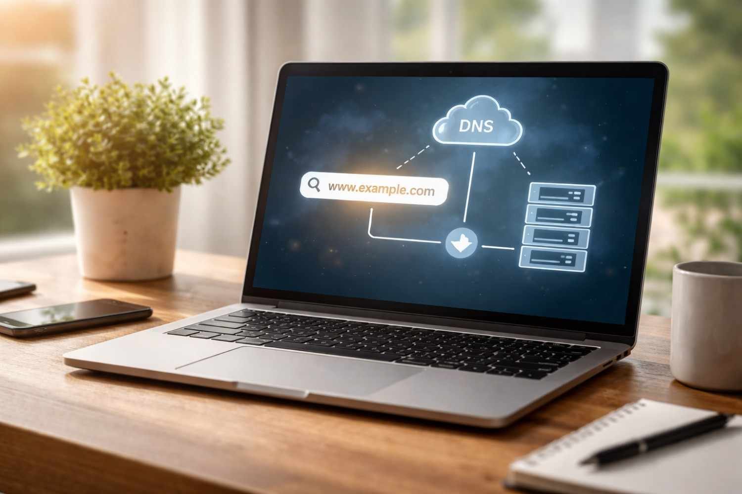 Step 1: Finding the Server (DNS Lookup)
